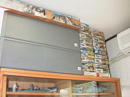 The kits on the showcase