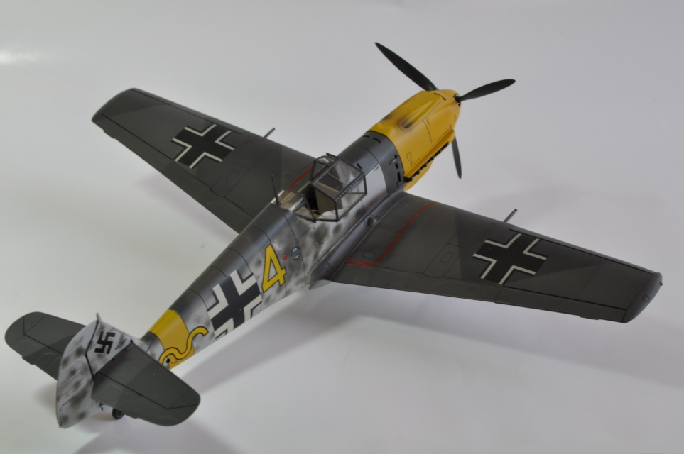 TAMIYA 1/48 Bf109E-4/7 Hermann Graf of 9./JG52 piloted  in Russia in 1941