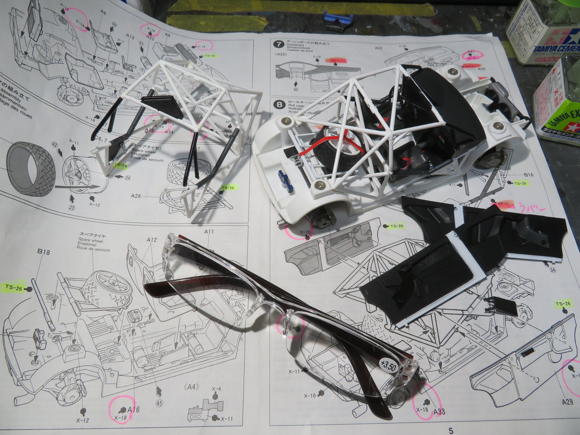 タミヤ 1/24フォードフォーカスWRC