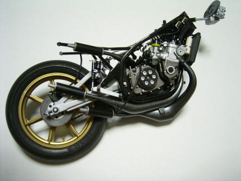 TAMIYA�@1/12�@YAMAHA YZR500 G.P RACER
