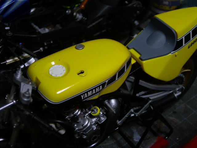 TAMIYA�@1/12�@YAMAHA YZR500 G.P RACER