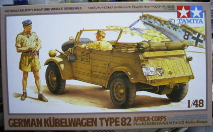 TAMIYA 1/48 KUBELWAGEN  TYPE82 AFRICA-CORPS