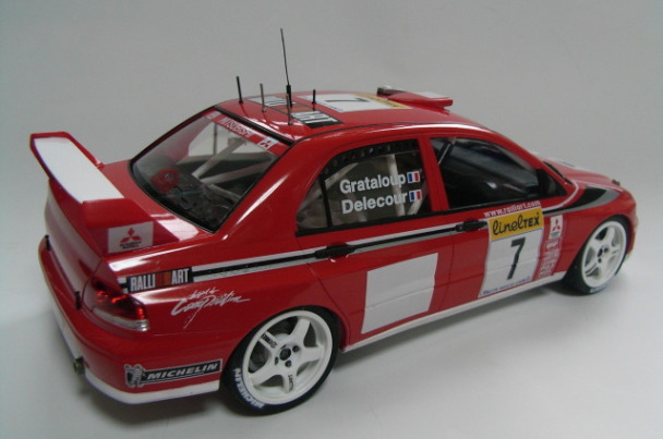 TAMIYA 1/24 MITSUBISHI LANCER EVOLUTION VII WRC