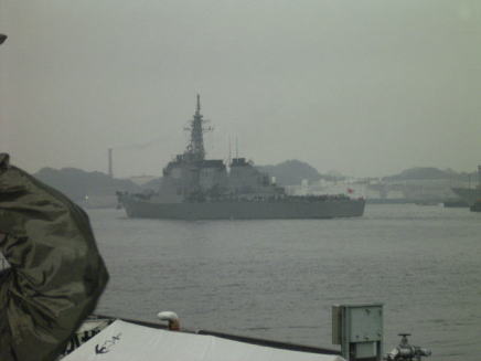 JMSDF KIRISHIMA at FLEET REVIEW 2003 Rehearsal 2