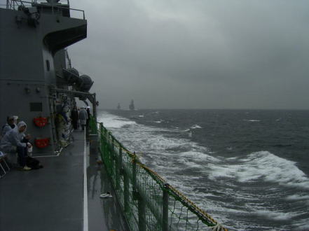JMSDF IKADUCHI at FLEET REVIEW 2003 Rehearsal 2