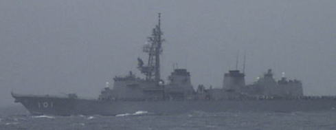 JMSDF MURASAME at FLEET REVIEW 2003 Rehearsal 2